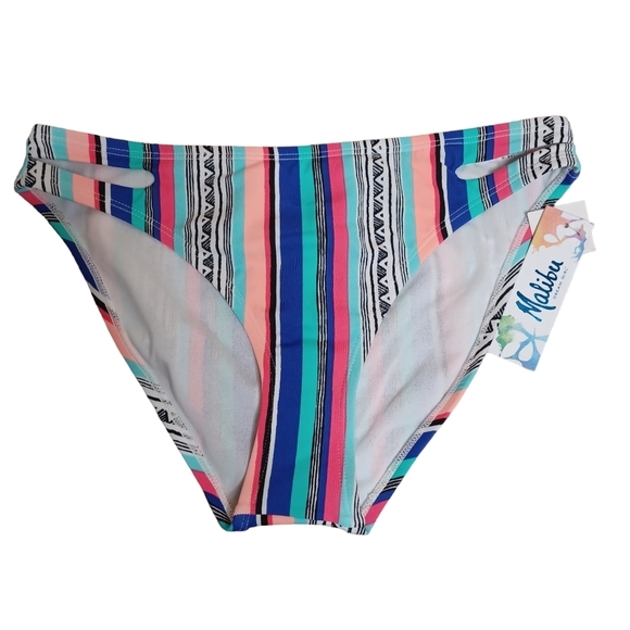 Malibu Swim Suit Bikini Bottom NEW WITH TAGS Size Medium - Picture 1 of 5